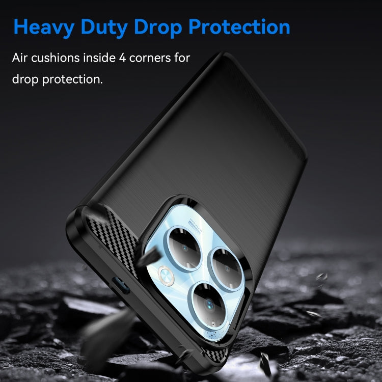 Carbon Fiber Brushed Texture TPU Phone Case