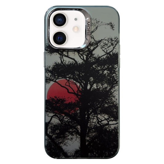 Colored Silver Plating Sunset Phone Case, For iPhone 11
