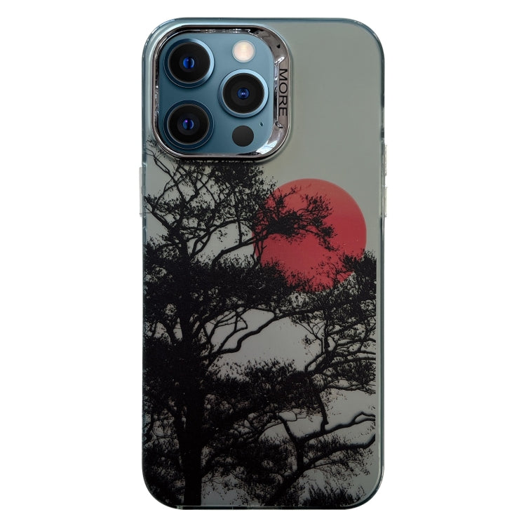 Colored Silver Plating Sunset Phone Case