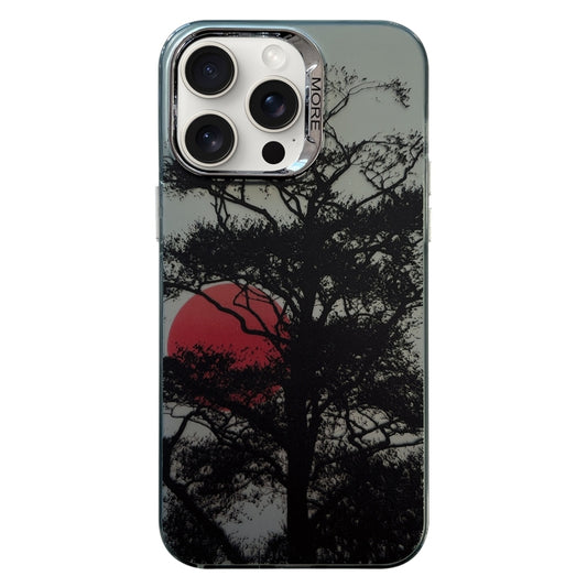 Colored Silver Plating Sunset Phone Case, For iPhone 15 Pro Max, For iPhone 15 Pro, For iPhone 15, For iPhone 14, For iPhone 14 Pro, For iPhone 14 Pro Max, For iPhone 13 Pro Max, For iPhone 13 Pro, For iPhone 13, For iPhone 12, For iPhone 12 Pro Max