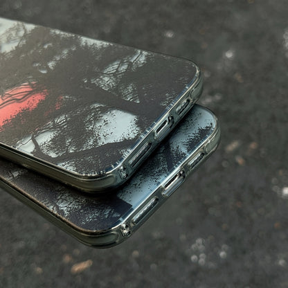 Colored Silver Plating Sunset Phone Case, For iPhone 11