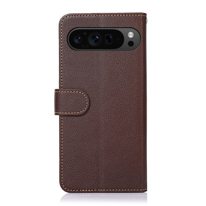 KHAZNEH Litchi Texture Leather RFID Phone Case