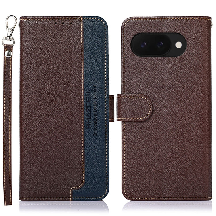 KHAZNEH Litchi Texture Leather RFID Phone Case