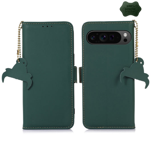 Genuine Leather Magnetic RFID Leather Phone Case, For Google Pixel 10 Pro / 9 Pro, For Google Pixel 10 / 9