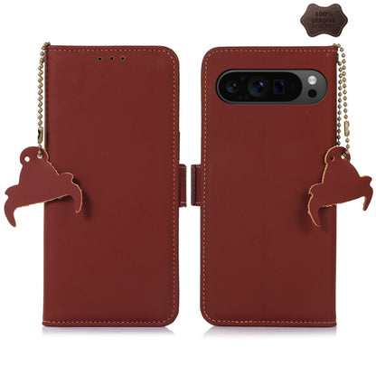 Genuine Leather Magnetic RFID Leather Phone Case