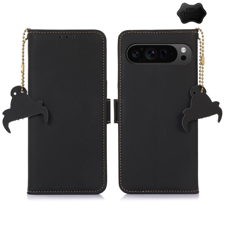 Genuine Leather Magnetic RFID Leather Phone Case, For Google Pixel 10 Pro / 9 Pro, For Google Pixel 10 / 9