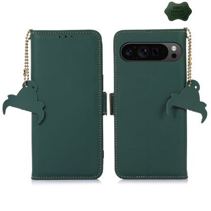 Genuine Leather Magnetic RFID Leather Phone Case, For Google Pixel 10 Pro / 9 Pro, For Google Pixel 10 / 9