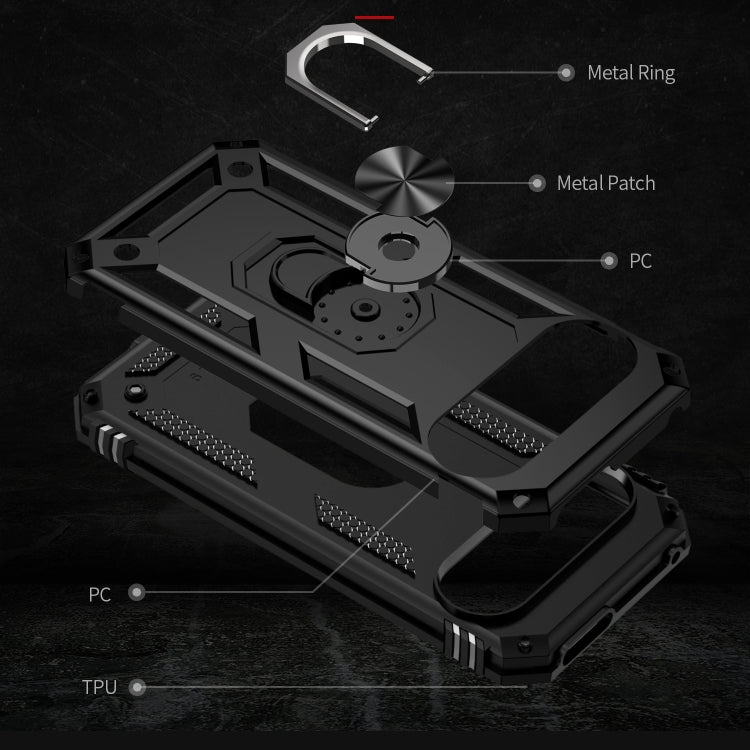 Shockproof TPU + PC Phone Case with Holder, For Google Pixel 9 Pro / 9
