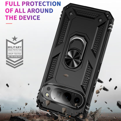 Shockproof TPU + PC Phone Case with Holder, For Google Pixel 9 Pro / 9