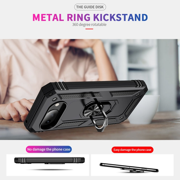 Shockproof TPU + PC Phone Case with Holder