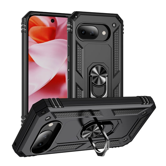 Shockproof TPU + PC Phone Case with Holder, For Google Pixel 9a, For Google Pixel 9 Pro XL, For Google Pixel 9 Pro / 9