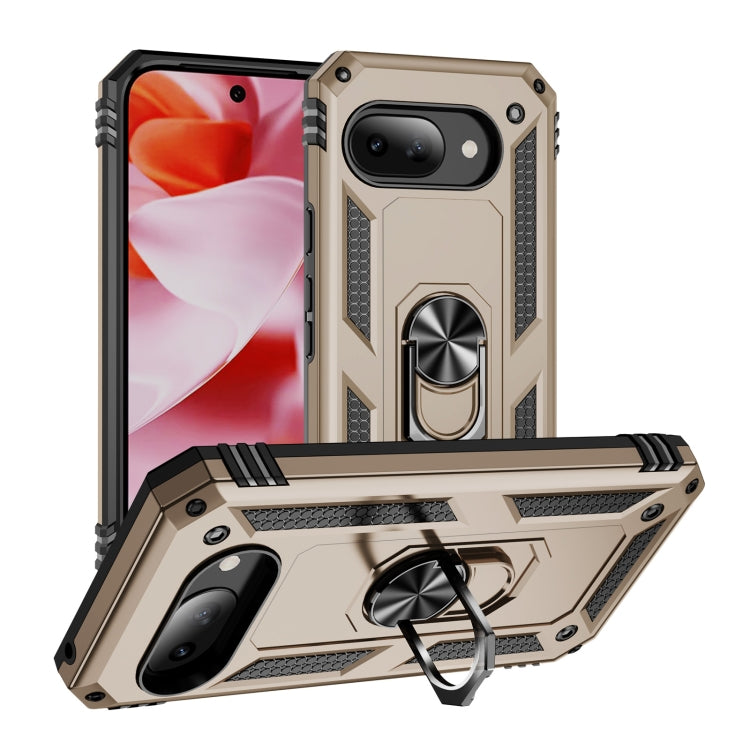 Shockproof TPU + PC Phone Case with Holder, For Google Pixel 9a, For Google Pixel 9 Pro XL, For Google Pixel 9 Pro / 9