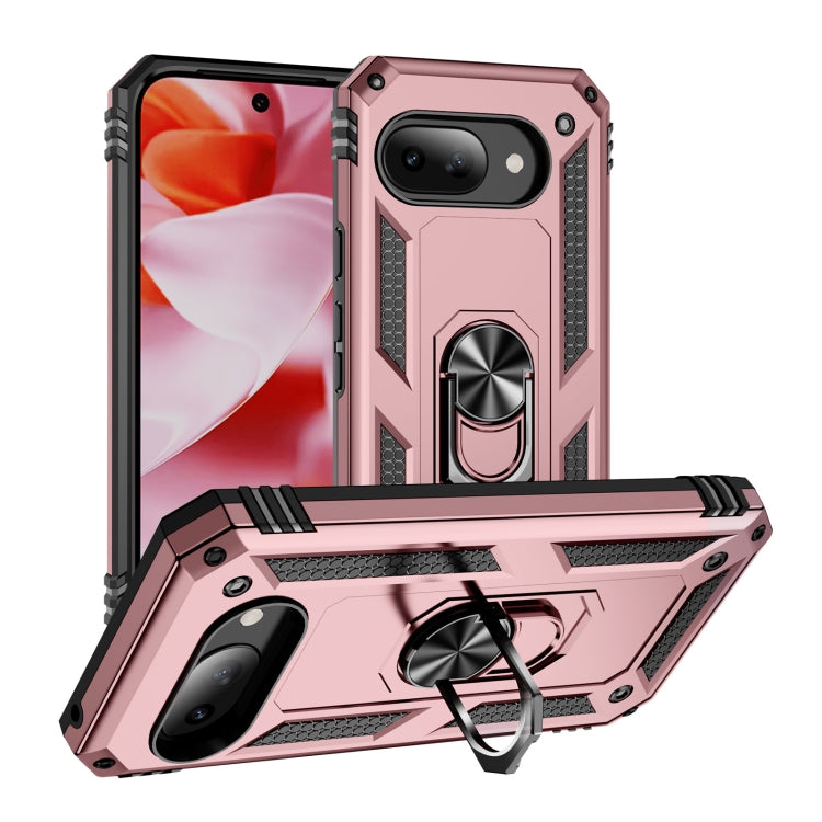 Shockproof TPU + PC Phone Case with Holder, For Google Pixel 9a, For Google Pixel 9 Pro XL, For Google Pixel 9 Pro / 9