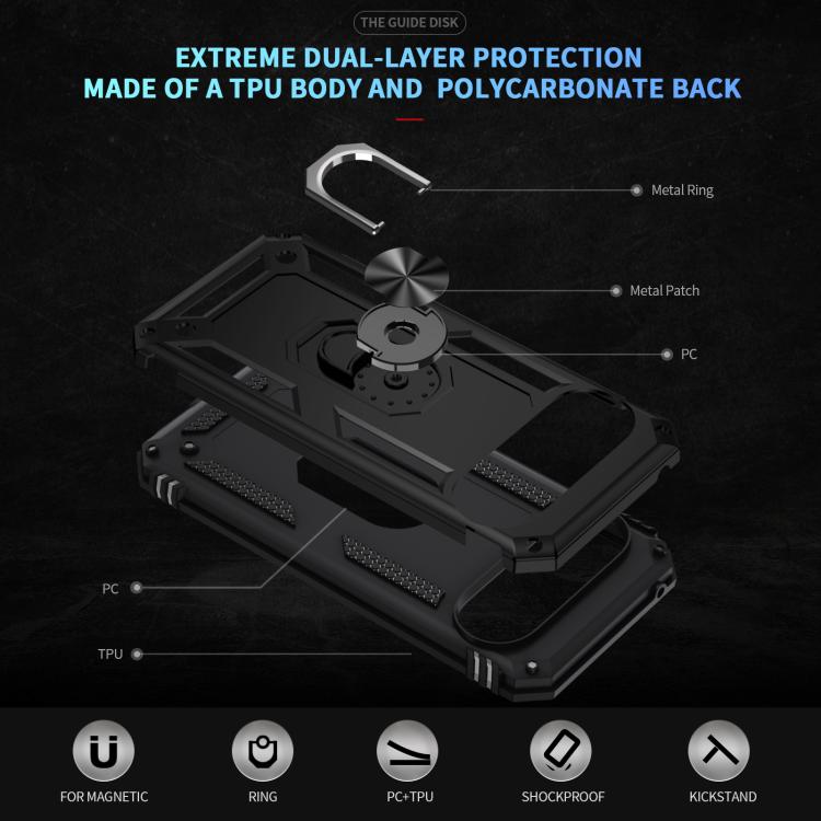 Shockproof TPU + PC Phone Case with Holder, For Google Pixel 10, For Google Pixel 9a, For Google Pixel 9 Pro XL