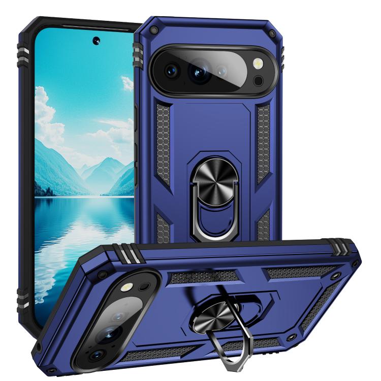 Shockproof TPU + PC Phone Case with Holder, For Google Pixel 10a, For Google Pixel 10 Pro XL, For Google Pixel 10 Pro