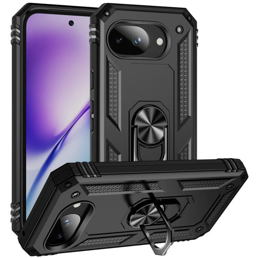 Shockproof TPU + PC Phone Case with Holder, For Google Pixel 10a, For Google Pixel 10 Pro XL, For Google Pixel 10 Pro