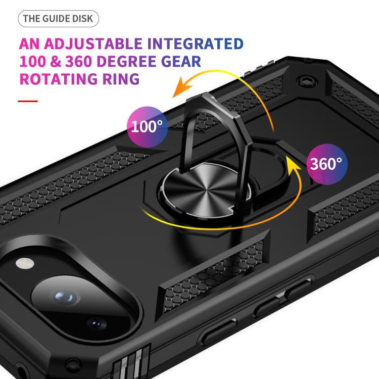 Shockproof TPU + PC Phone Case with Holder, For Google Pixel 10a, For Google Pixel 10 Pro XL, For Google Pixel 10 Pro