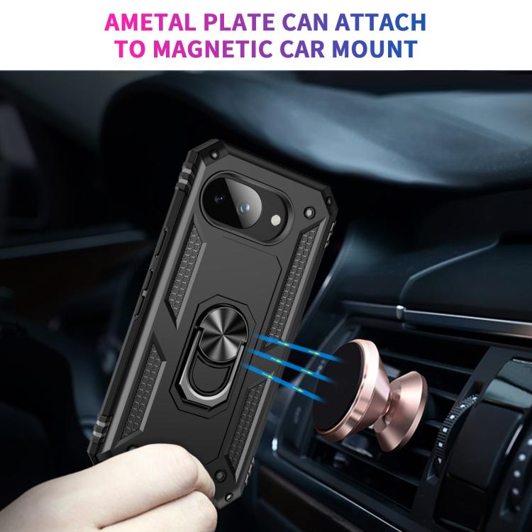 Shockproof TPU + PC Phone Case with Holder, For Google Pixel 10a, For Google Pixel 10 Pro XL, For Google Pixel 10 Pro