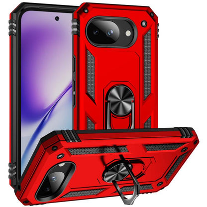 Shockproof TPU + PC Phone Case with Holder, For Google Pixel 10a, For Google Pixel 10 Pro XL, For Google Pixel 10 Pro