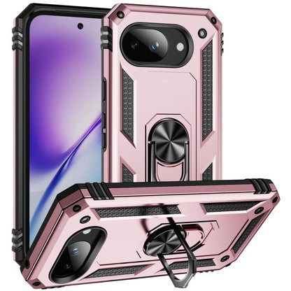 Shockproof TPU + PC Phone Case with Holder, For Google Pixel 10a, For Google Pixel 10 Pro XL, For Google Pixel 10 Pro