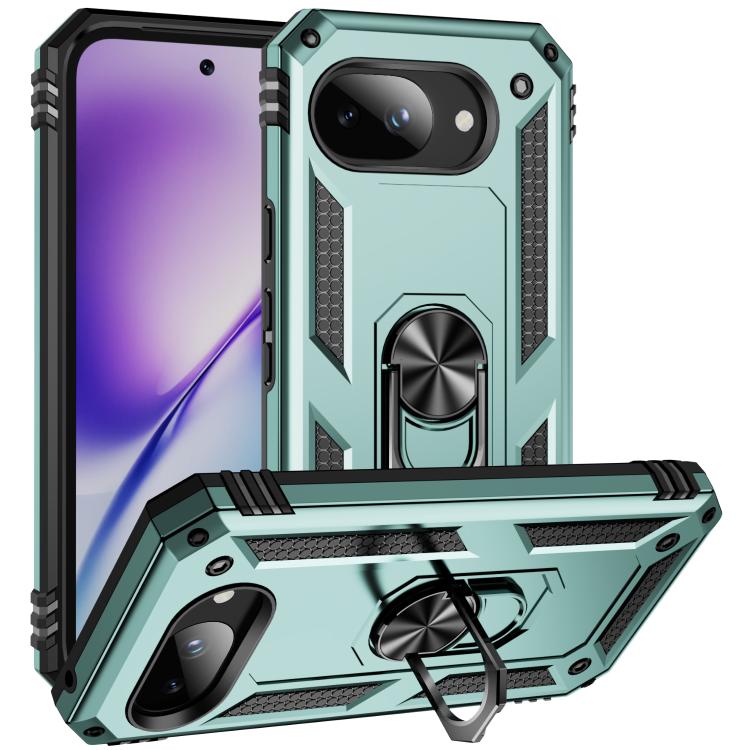Shockproof TPU + PC Phone Case with Holder, For Google Pixel 10a, For Google Pixel 10 Pro XL, For Google Pixel 10 Pro