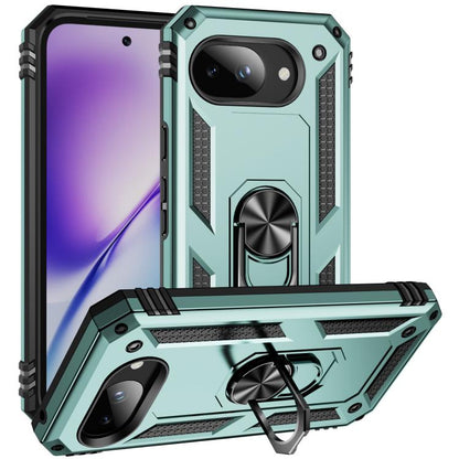 Shockproof TPU + PC Phone Case with Holder, For Google Pixel 10a, For Google Pixel 10 Pro XL, For Google Pixel 10 Pro