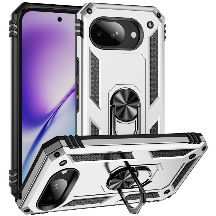 Shockproof TPU + PC Phone Case with Holder, For Google Pixel 10a, For Google Pixel 10 Pro XL, For Google Pixel 10 Pro
