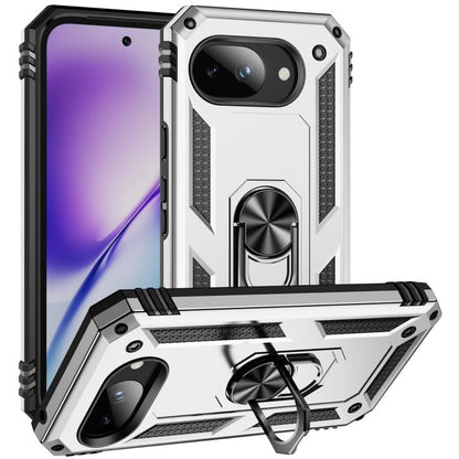Shockproof TPU + PC Phone Case with Holder, For Google Pixel 10a, For Google Pixel 10 Pro XL, For Google Pixel 10 Pro