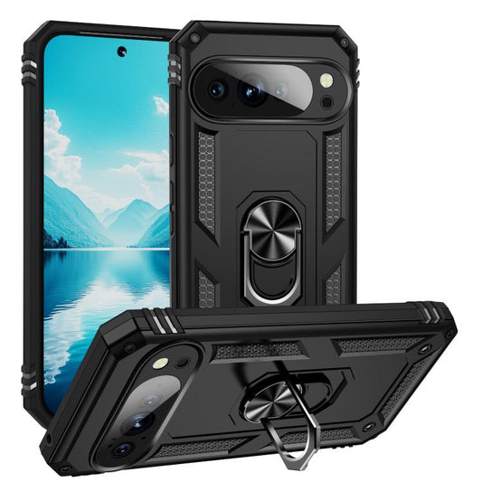 Shockproof TPU + PC Phone Case with Holder, For Google Pixel 11 Pro XL, For Google Pixel 11 / Pixel 11 Pro, For Google Pixel 10a