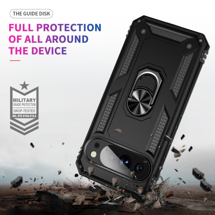 Shockproof TPU + PC Phone Case with Holder, For Google Pixel 11 Pro XL, For Google Pixel 11 / Pixel 11 Pro, For Google Pixel 10a