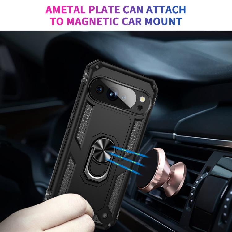 Shockproof TPU + PC Phone Case with Holder, For Google Pixel 11 Pro XL, For Google Pixel 11 / Pixel 11 Pro, For Google Pixel 10a