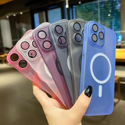 Ultra-thin MagSafe Frosted PC Phone Case