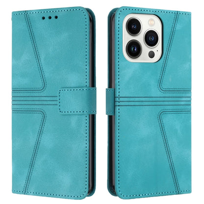 Triangle Solid Color Leather Phone Case