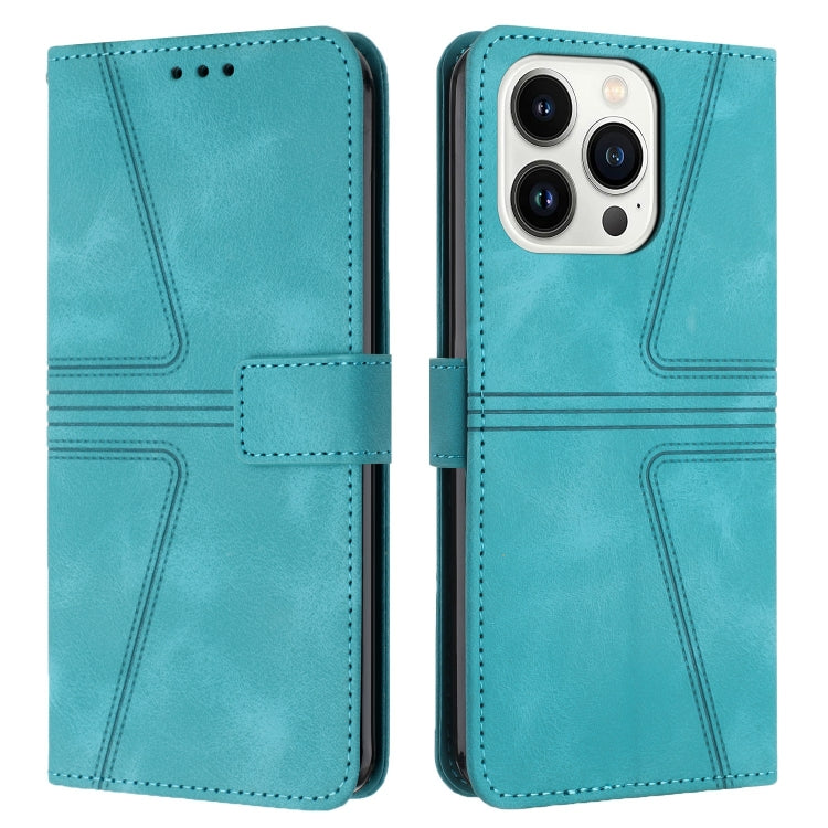 Triangle Solid Color Leather Phone Case