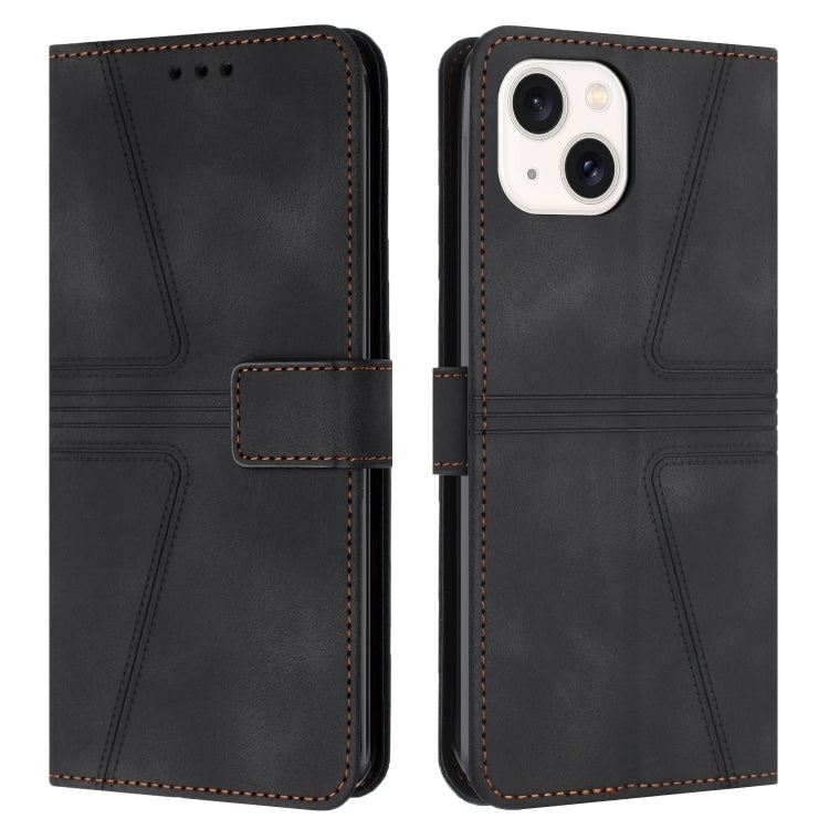 Triangle Solid Color Leather Phone Case