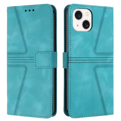 Triangle Solid Color Leather Phone Case
