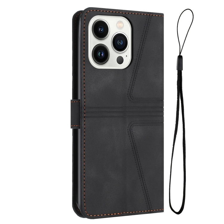 Triangle Solid Color Leather Phone Case, For iPhone 13 Pro, For iPhone 13, For iPhone 12 / 12 Pro, For iPhone 12 Pro Max, For iPhone 11 Pro Max, For iPhone 11
