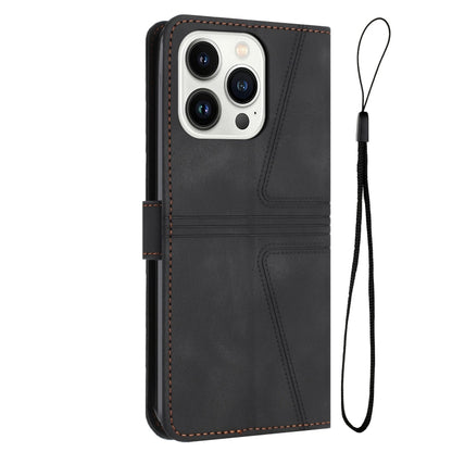 Triangle Solid Color Leather Phone Case, For iPhone 13 Pro, For iPhone 13, For iPhone 12 / 12 Pro, For iPhone 12 Pro Max, For iPhone 11 Pro Max, For iPhone 11