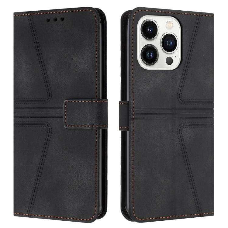 Triangle Solid Color Leather Phone Case, For iPhone 13 Pro, For iPhone 13, For iPhone 12 / 12 Pro, For iPhone 12 Pro Max, For iPhone 11 Pro Max, For iPhone 11