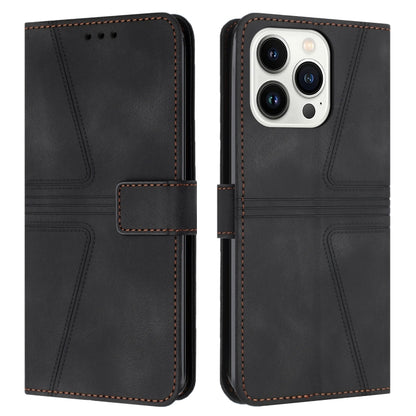 Triangle Solid Color Leather Phone Case, For iPhone 13 Pro, For iPhone 13, For iPhone 12 / 12 Pro, For iPhone 12 Pro Max, For iPhone 11 Pro Max, For iPhone 11