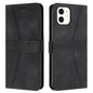 Triangle Solid Color Leather Phone Case, For iPhone 13 Pro, For iPhone 13, For iPhone 12 / 12 Pro, For iPhone 12 Pro Max, For iPhone 11 Pro Max, For iPhone 11