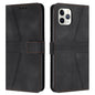 Triangle Solid Color Leather Phone Case, For iPhone 13 Pro, For iPhone 13, For iPhone 12 / 12 Pro, For iPhone 12 Pro Max, For iPhone 11 Pro Max, For iPhone 11