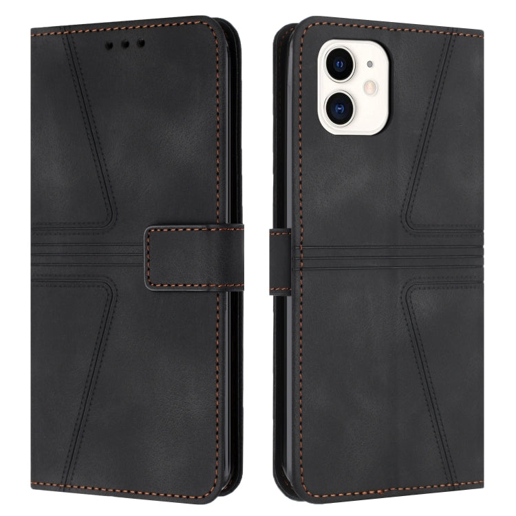 Triangle Solid Color Leather Phone Case, For iPhone 13 Pro, For iPhone 13, For iPhone 12 / 12 Pro, For iPhone 12 Pro Max, For iPhone 11 Pro Max, For iPhone 11