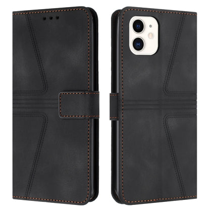 Triangle Solid Color Leather Phone Case, For iPhone 13 Pro, For iPhone 13, For iPhone 12 / 12 Pro, For iPhone 12 Pro Max, For iPhone 11 Pro Max, For iPhone 11