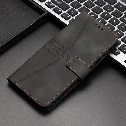 Triangle Solid Color Leather Phone Case