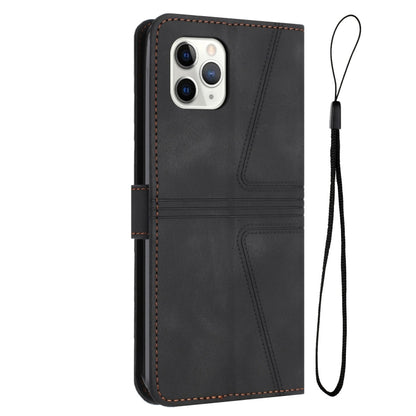 Triangle Solid Color Leather Phone Case