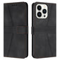 Triangle Solid Color Leather Phone Case