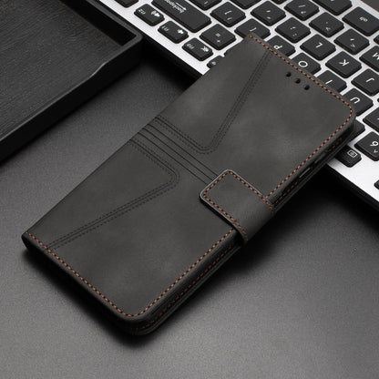 Triangle Solid Color Leather Phone Case