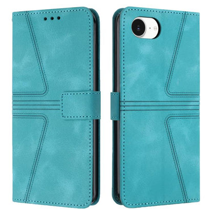 Triangle Solid Color Leather Phone Case