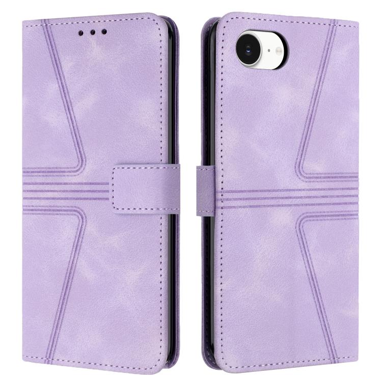 Triangle Solid Color Leather Phone Case